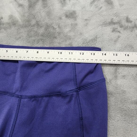 All In Motion Leggings Womens XL Purple High Rise Crop Capri Workout Gym Yoga - Picture 6 of 10